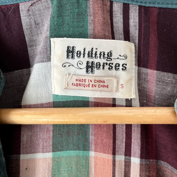 Teal Velvet Anthropologie Dress - Picture 6 of 8